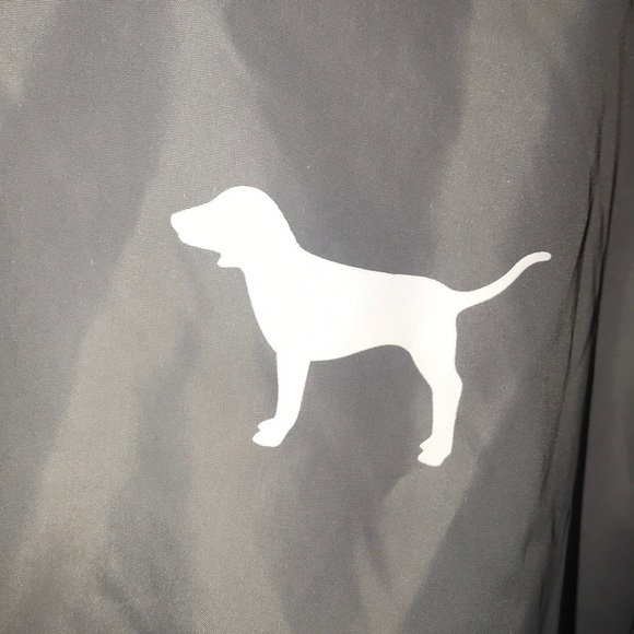 VS Pink-Grey Anorak Full Zip Hoodie Windbreaker - Picture 4 of 6